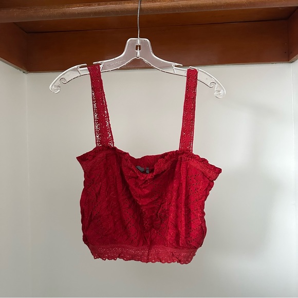 Anthropologie NWT red camisole size medium summer top - Picture 2 of 7